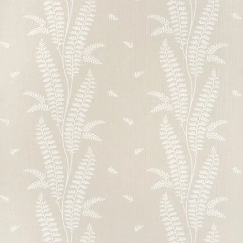 Papel pintado de hojas en color beige Ensbury Fern AT57824