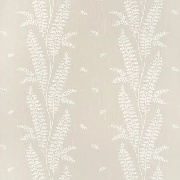 Papel pintado de hojas en color beige Ensbury Fern AT57824