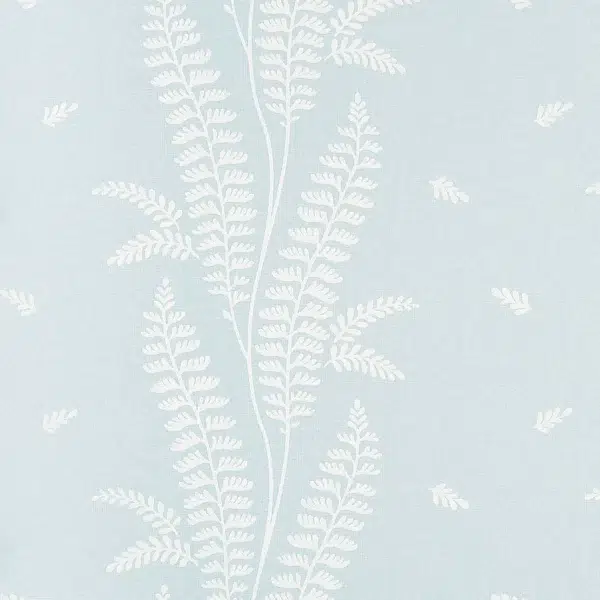 Papel pintado de hojas en color azul Ensbury Fern AT57825