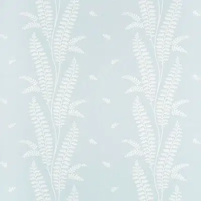 Papel pintado de hojas en color azul Ensbury Fern AT57825