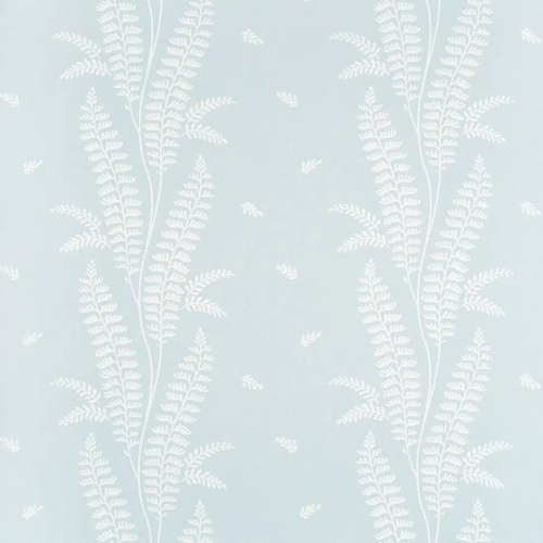 Papel pintado de hojas en color azul Ensbury Fern AT57825