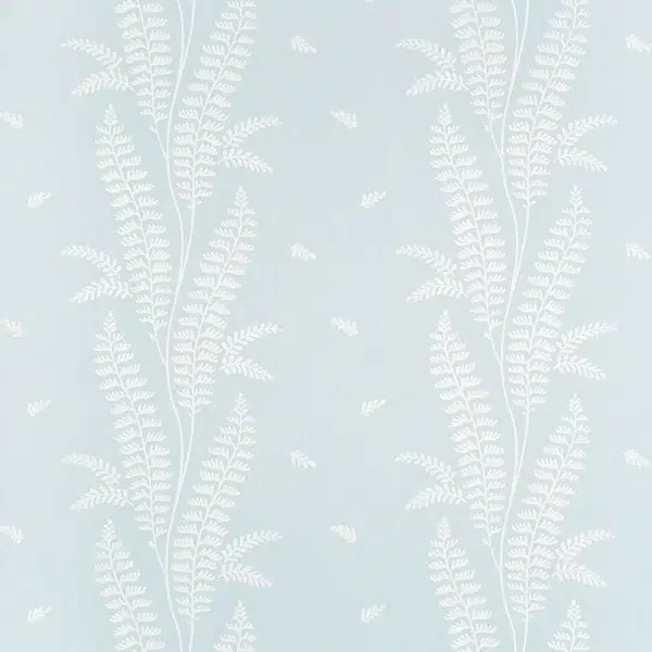 Papel pintado de hojas en color azul Ensbury Fern AT57825