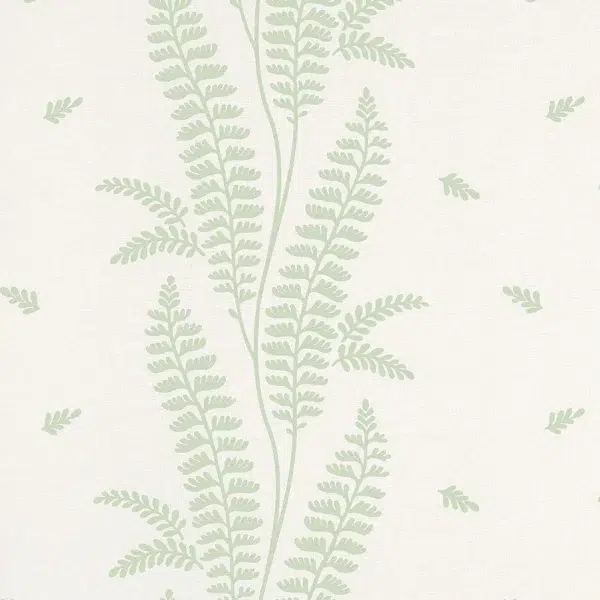 Papel pintado de hojas en color azul Ensbury Fern AT57825