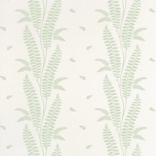 Papel pintado de hojas en color verde Ensbury Fern AT57826