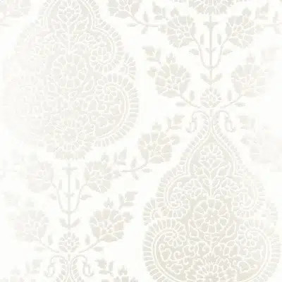 Papel pintado de Damasco en color gris Balmuccia Damask AT57863