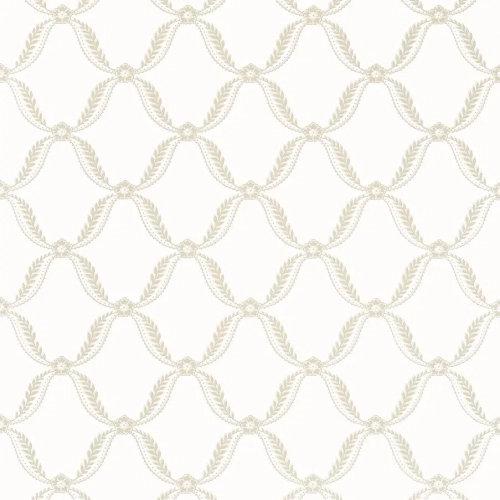 Papel pintado de trellis en color beige Tate Trellis AT57879