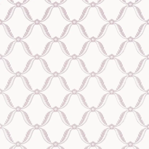 Papel pintado de trellis en color morado Tate Trellis AT57880