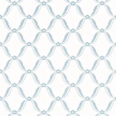 Papel pintado de trellis en color azul Tate Trellis AT57881