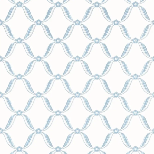 Papel pintado de trellis en color azul Tate Trellis AT57881