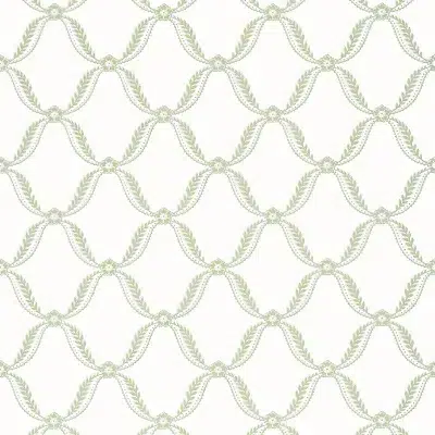 Papel pintado de trellis en color verde Tate Trellis AT57882