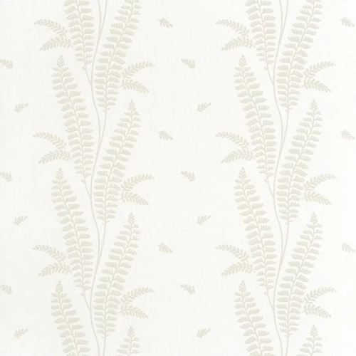 Papel pintado de hojas en color beige Ensbury Fern AT57886