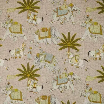 Papel pintado de estilo oriental en color beige Shiva P06