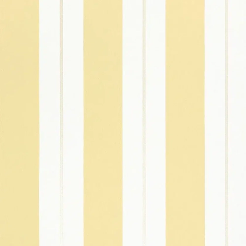 Papel pintado de rayas en color amarillo Bramante Stripe W7890-03