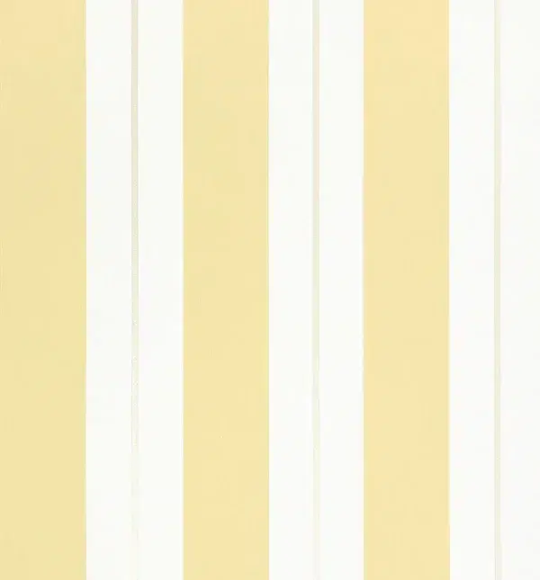 Papel pintado de rayas en color amarillo Bramante Stripe W7890-03