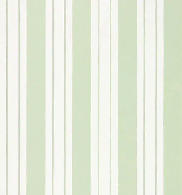 Papel pintado de rayas en color verde Ligorio Stripe W7981-01