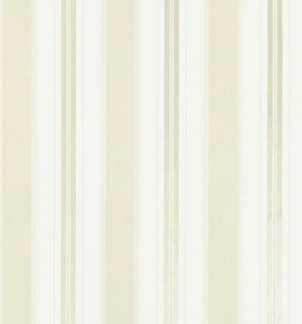 Papel pintado de rayas en color beige Peruzzi Stripe W7982-01