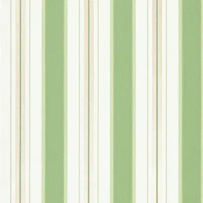 Papel pintado de rayas en color verde Peruzzi Stripe W7982-04