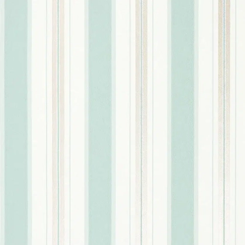 Papel pintado de rayas en color azul Peruzzi Stripe W7982-05