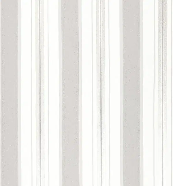 Papel pintado de rayas en color gris Peruzzi Stripe W7982-07