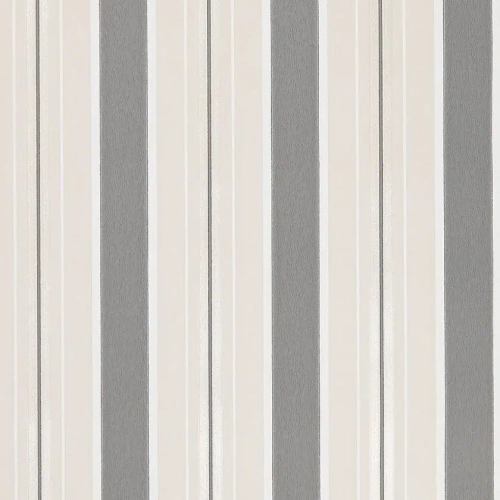 Papel pintado de rayas en color gris Peruzzi Stripe W7982-08