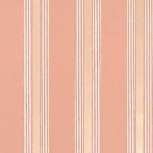 Papel pintado de rayas en color rosa Manetti Stripe W7983-02