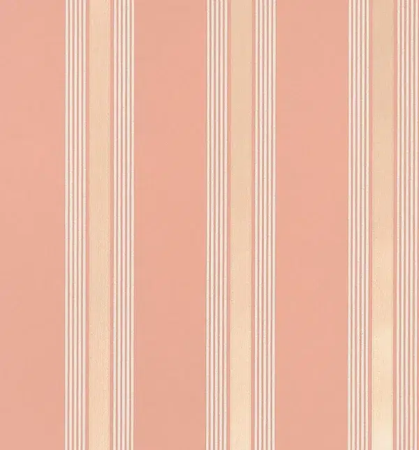 Papel pintado de rayas en color rosa Manetti Stripe W7983-02