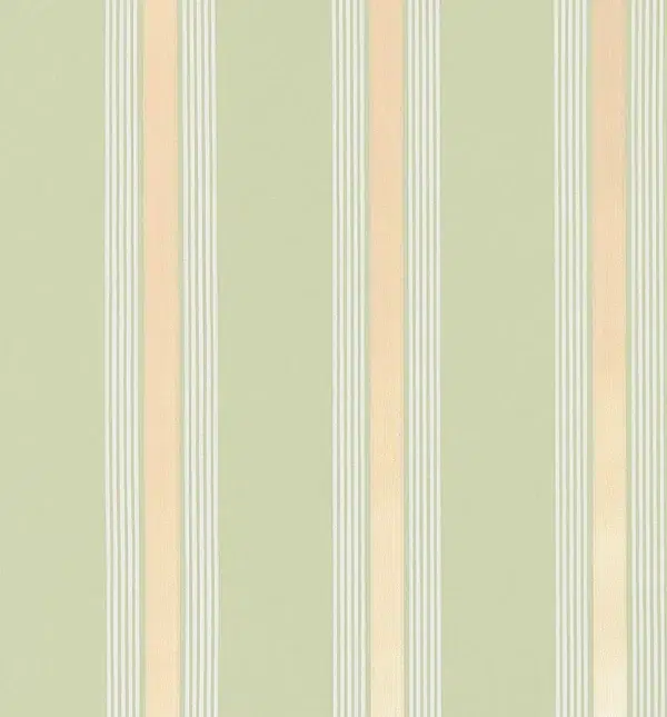 Papel pintado de rayas en color verde Manetti Stripe W7983-03